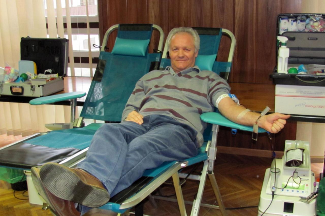 \'Podravina-bilogora, 16.2.2011. Eu0300azma Ivan Duh krv je dao cak 291. put, od cega je nesto vise od polovice na separatorima Michael Palijan / VLM                         \'