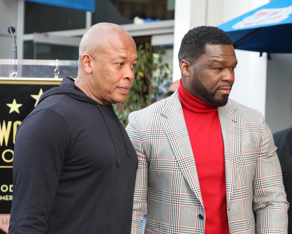 Curtis "50 Cent" Jackson Is Honored With A Star On The Hollywood Walk Of Fame