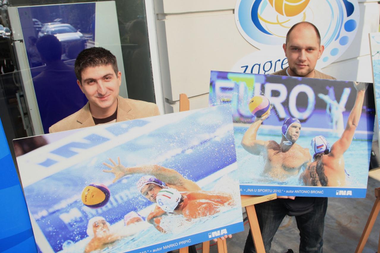 '12.10.2010. Miramarska, Zagreb - Na benzinskoj postaji Ine dodijeljene su nagrade natjecaja Ina u sportu 2010., posvecenog Europskom prvenstvu u vaterpolu. Dobitnici nagrada su Robert Valai, Marko Pr