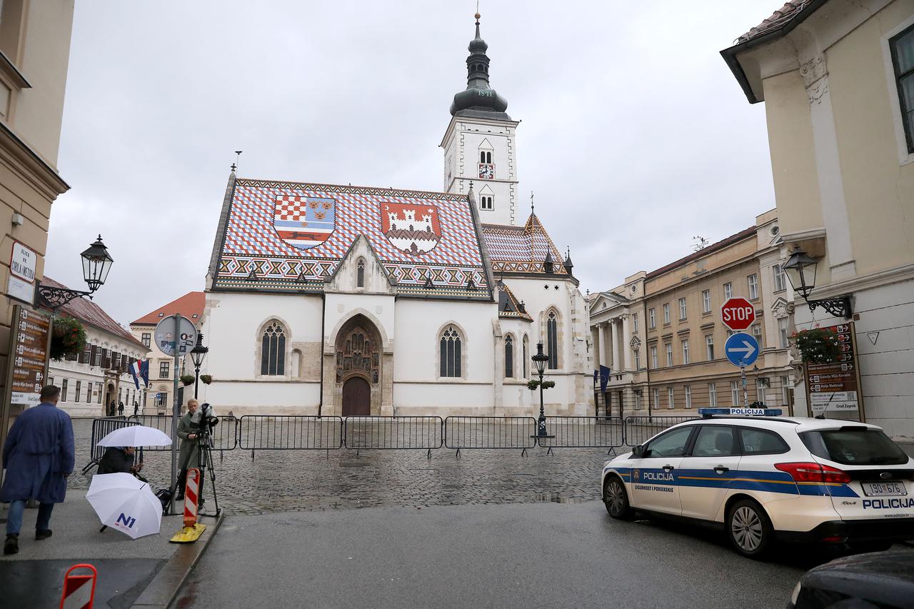 Zagreb: Nakon pokušaja ubojstva policajca pristup Markovom trgu je ograničen