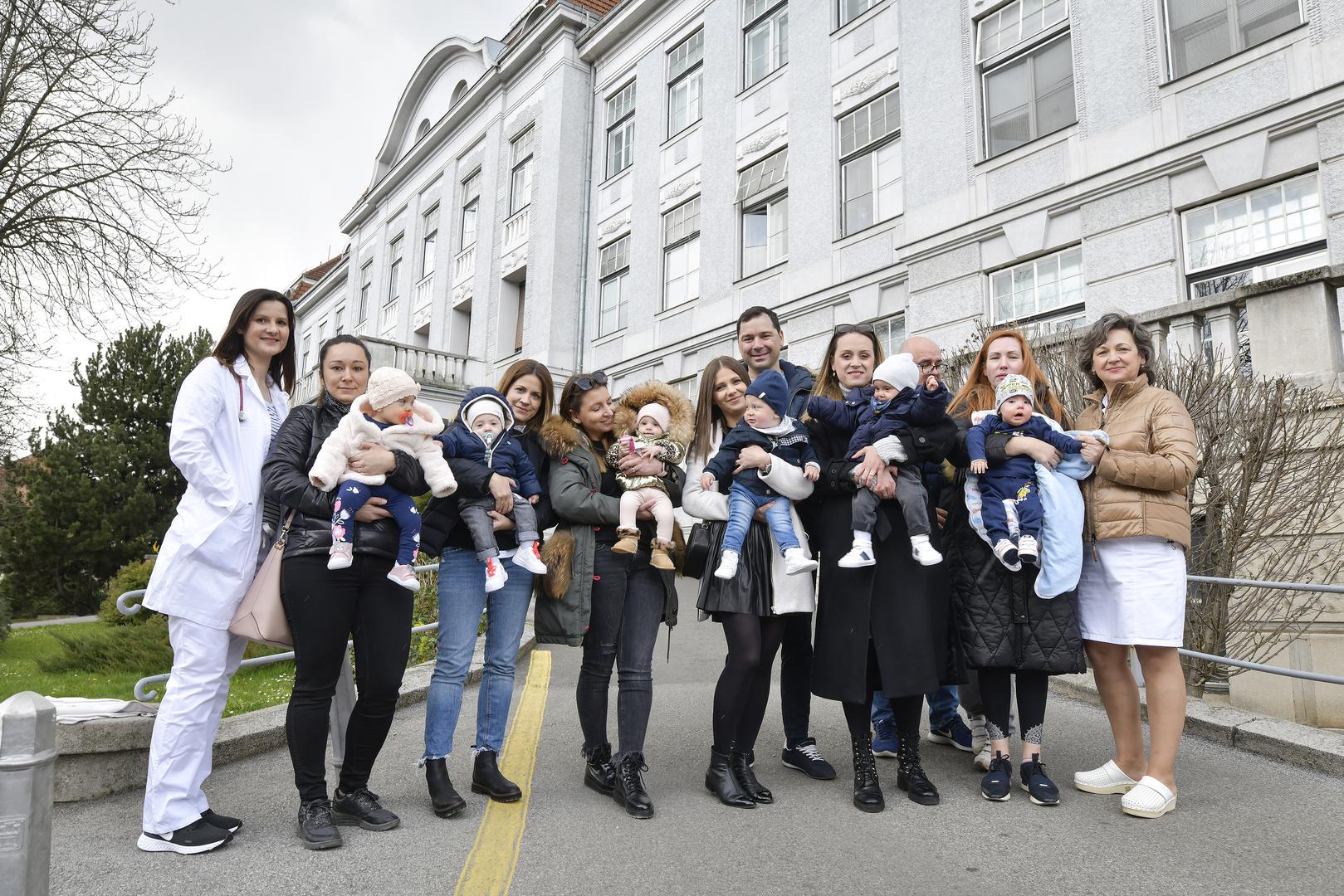 19.03.2021., Zagreb- Rodilje i bebe koje su za vrijeme zagrebackog potresa bile u Petrovoj bolnici.
Photo: Sandra Simunovic/PIXSELL