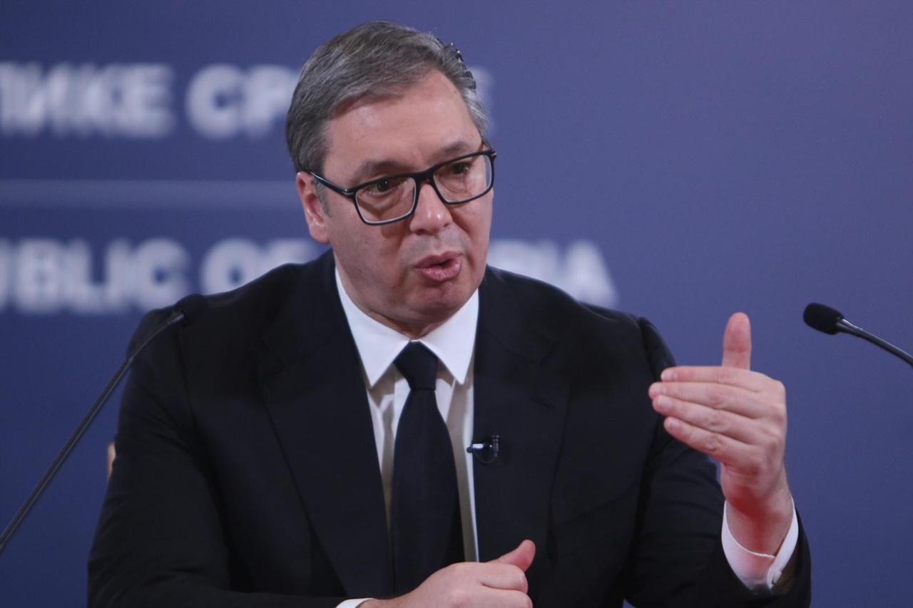 Beograd: Predsjednik Republike Srbije Aleksandar Vučić obratio se javnosti 