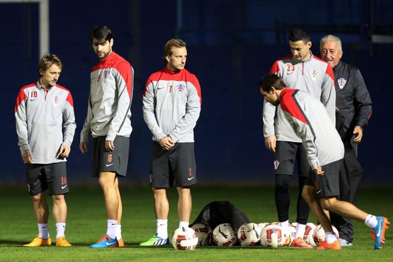 Hrvatska nogometna reprezentacija, trening