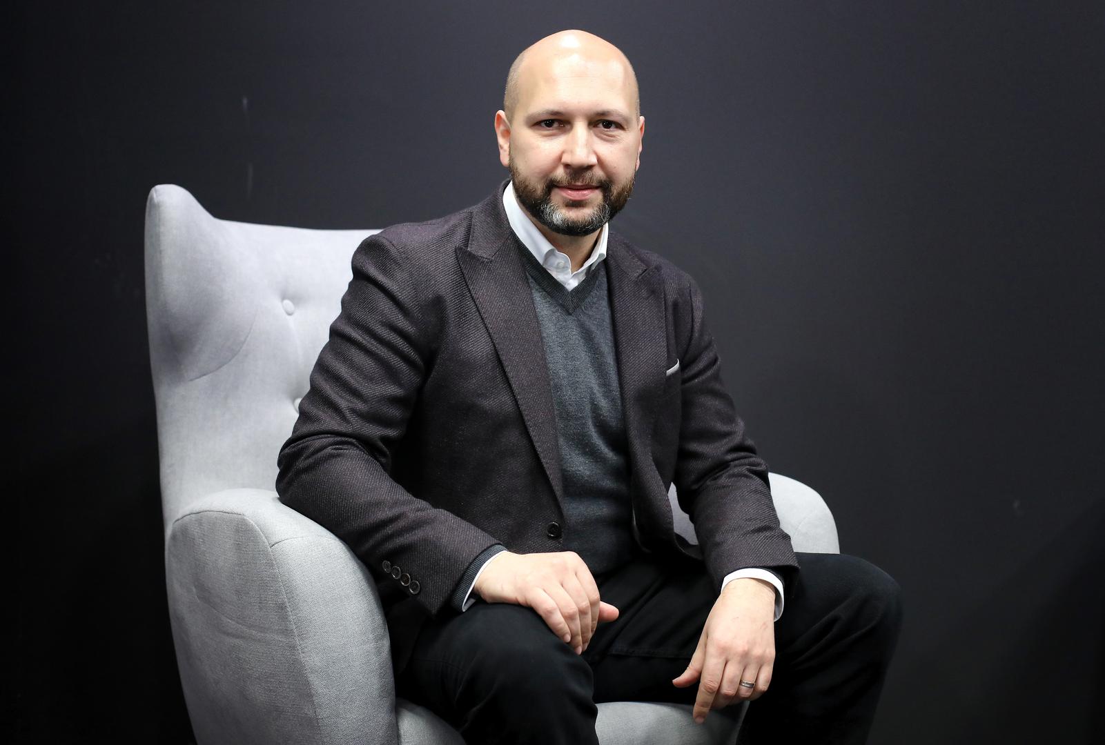 19.02.2021.Zagreb- Mihael Zmajlovic, SDP-ov kandidat za zupana.
Photo: Boris Scitar/Vecernji list/PIXSELL