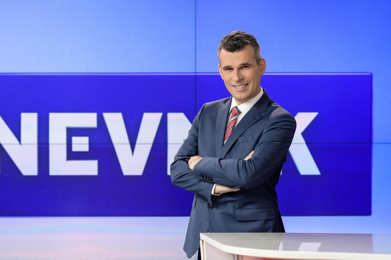 Zagreb: Marija Miholjek i Petar Pereža, voditelji Dnevnika Nove TV