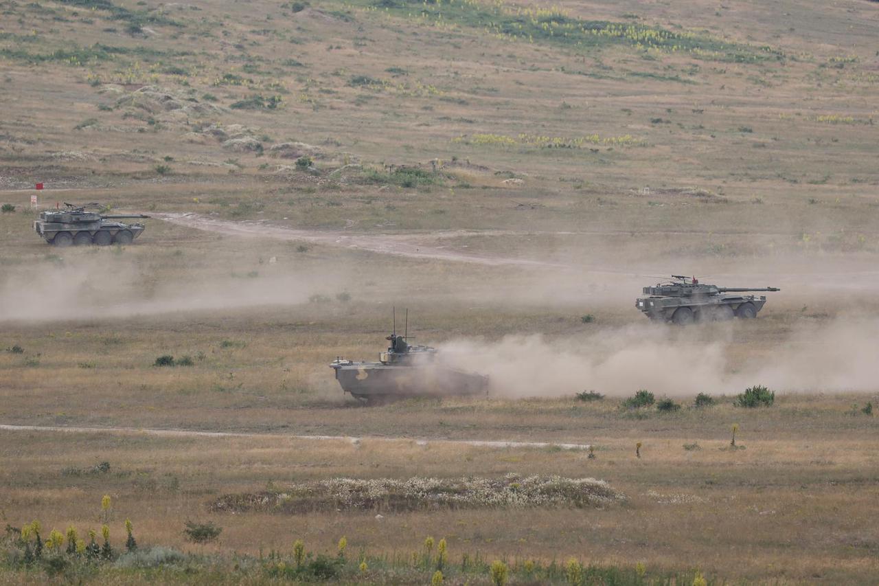 'Saber Guardian 2025' military exercise at the Zero Point military training range