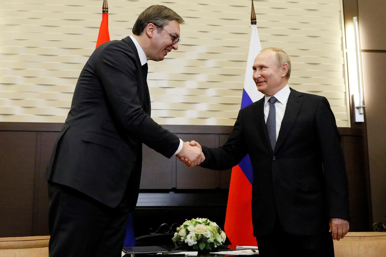 Aleksandar Vučić i Vladimir Putin