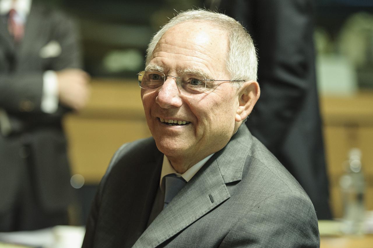 German Finance Minister Wolfgang Schauble  during ECOFIN finance ministers meeting at European Council headquarters in Luxembourg on 20.06.2014/picture alliance/DPA/PIXSELL
