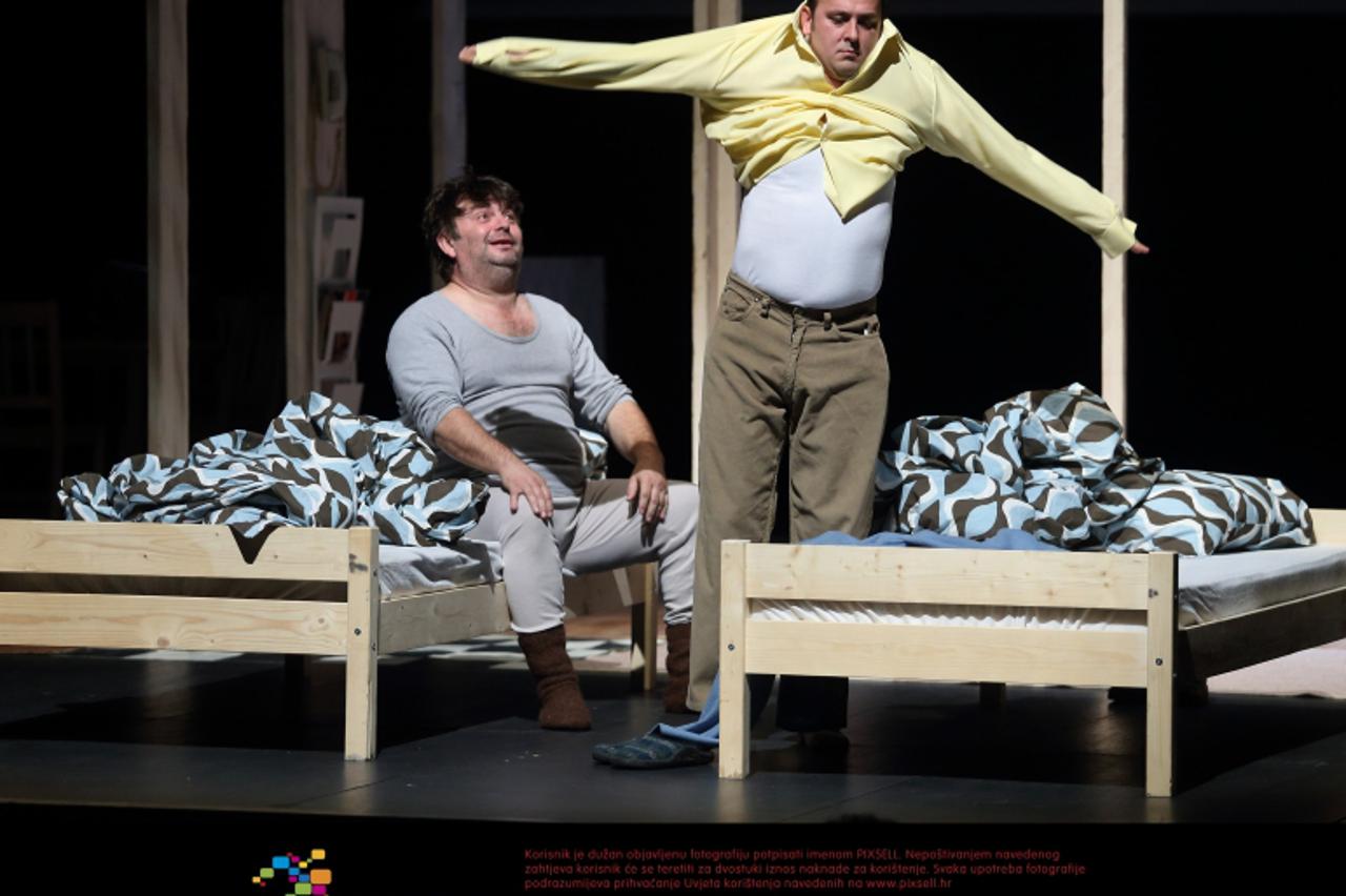 '18.10.2012., Zagreb -  Gavelline veceri u Kazalistu Gavella. Na Gavellinim vecerima gostovalo je Kazaliste Virovitica s predstavom Eling u reziji Darija Hrjaceka. Photo: Davor Puklavec/PIXSELL'