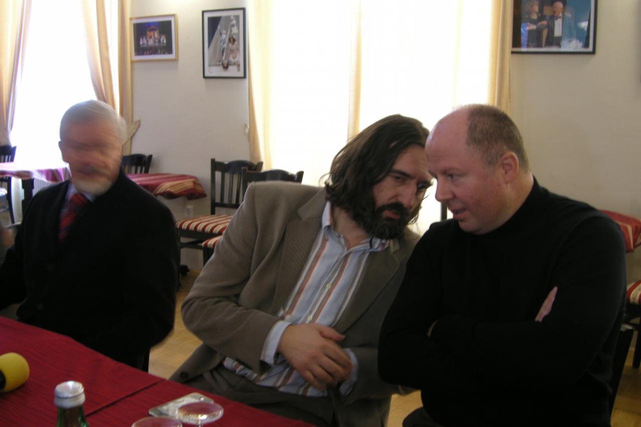 \'VARAZDIN MEDIMURJE Gradonacelnik Varazdina Ivan Cehok i predsjednik varazdinskog SDP-a Nino Lucic SNIMIO Izak Vrtaric / VLM\'