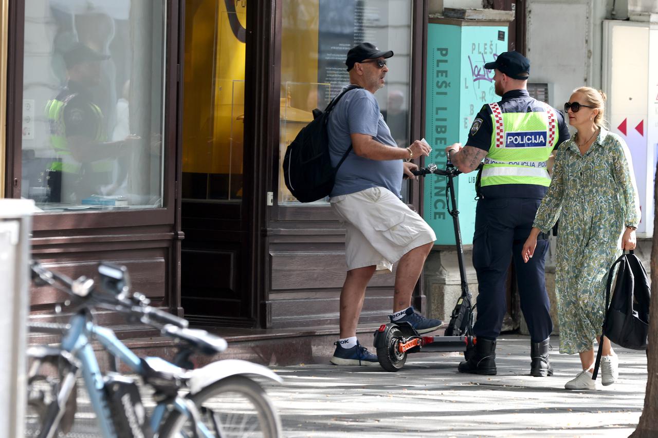 Zagreb: Policija kontrolira vozače romobila