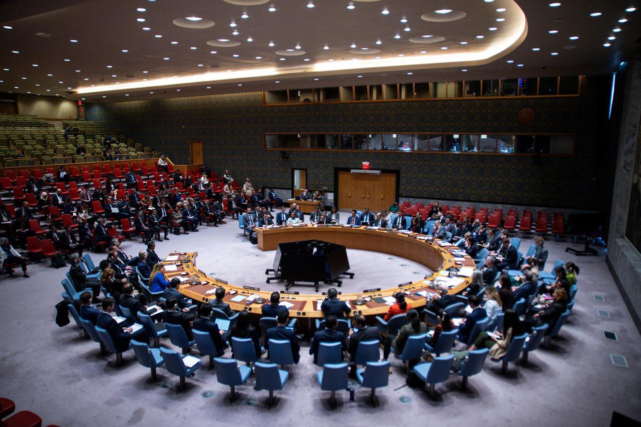 U.N. Security Council meeting about the situation in Syria at the United Nations Headquarters in New York