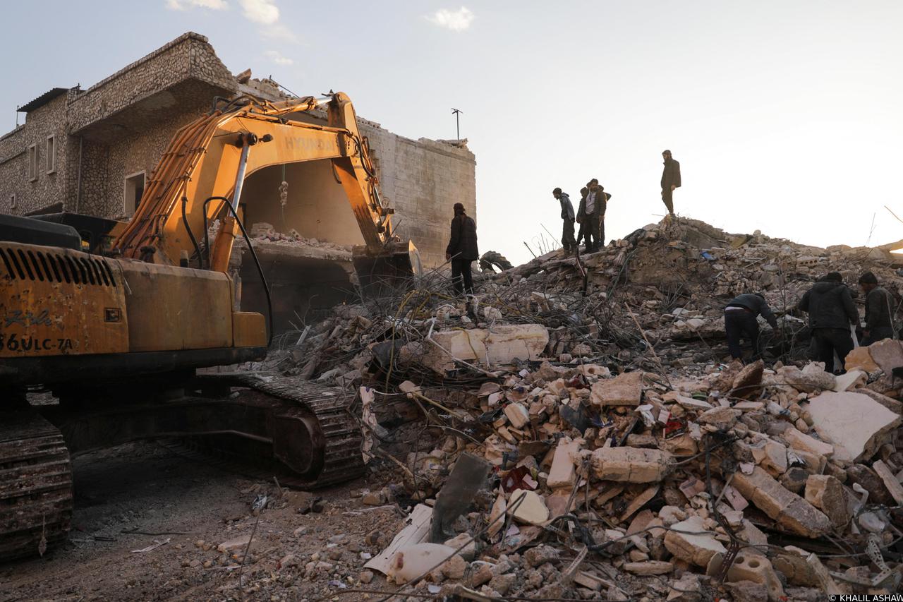 Aftermath of the deadly earthquake in Jandaris