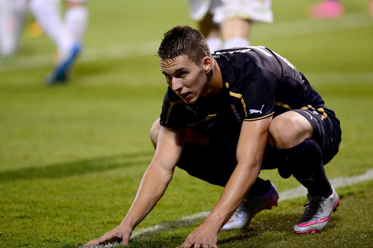 28.07.2015., stadion u Maksimiru, Zagreb - Prva utakmica treceg pretkola Lige Prvaka, GNK Dinamo - FK Molde.Marko Pjaca .Photo: Marko Prpic/PIXSELL