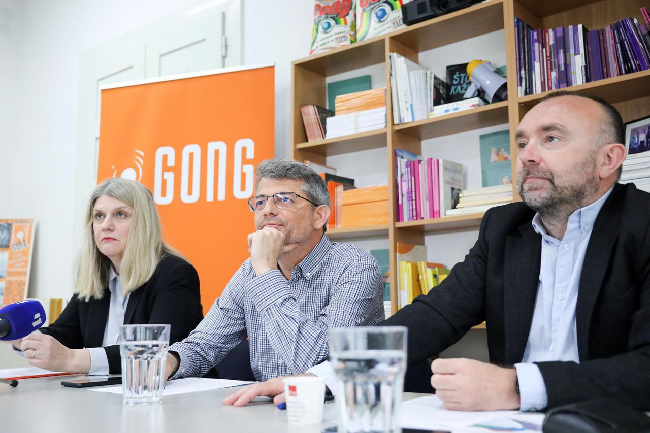 Zagreb: Konferencija za medije Gonga o transparentnosti izrade Zakona o izbornim jedinicama