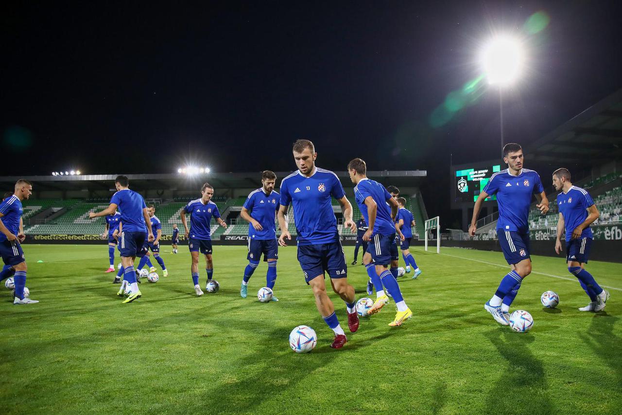 Razgrad: Trening igrača GNK Dinamo uoči utakmice s Ludogoretsom