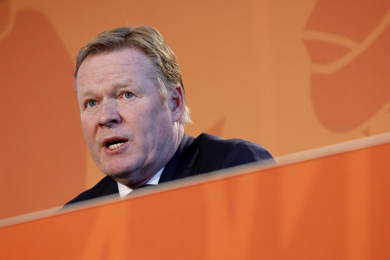 Ronald Koeman is officially presented as national soccer coach of the Dutch national team