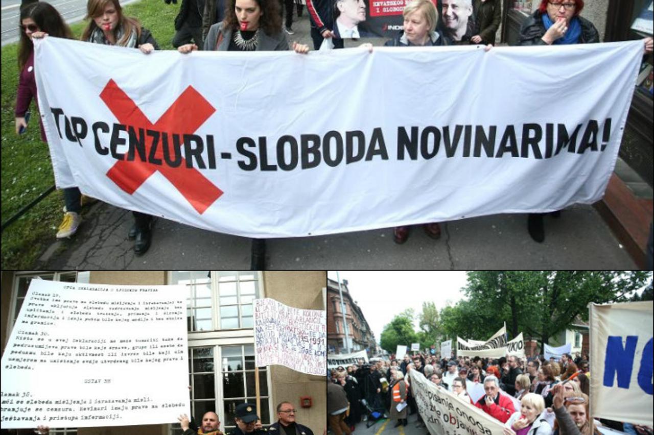 Prosvjedna šetnja povodom Svjetskog dana slobode medija