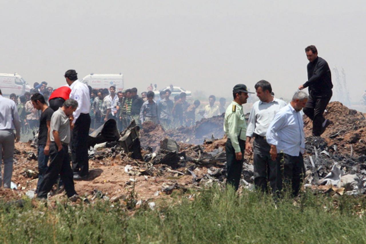 Iran, zrakoplovna nesreća