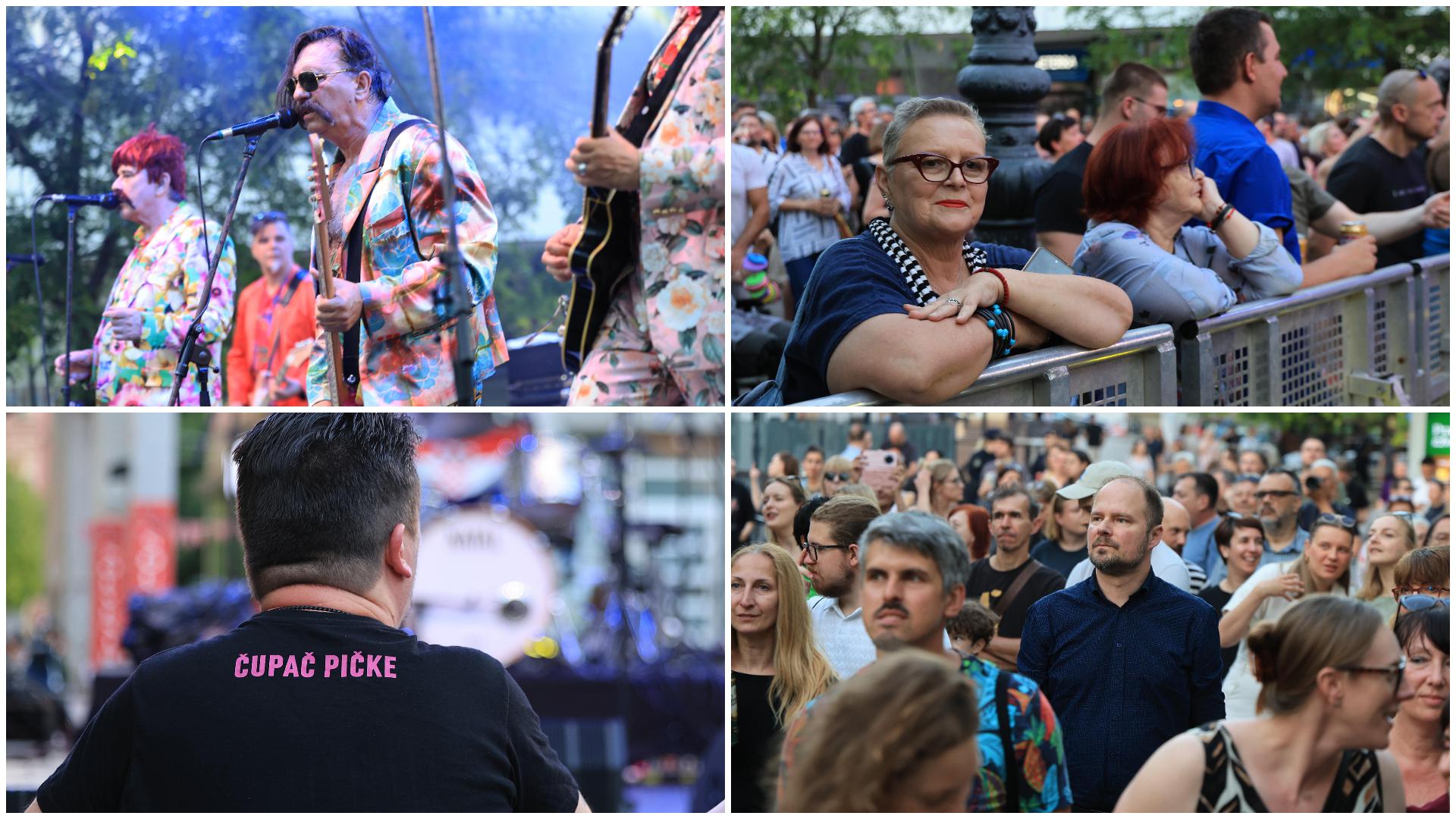 U povodu Dana antifašističke borbe na Europskom trgu u Zagrebu u četvrtak navečer održan je koncert riječke grupe Let 3. 
