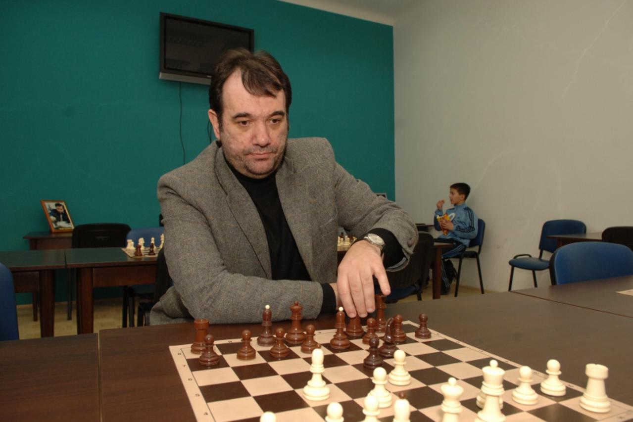 'za pokrij....18.02.2010. rijeka.....vladimir sakotic iz crne gore savjetnik za predstojeci sahovski turnir u rijeci Photo: Goran Kovacic/PIXSELL'