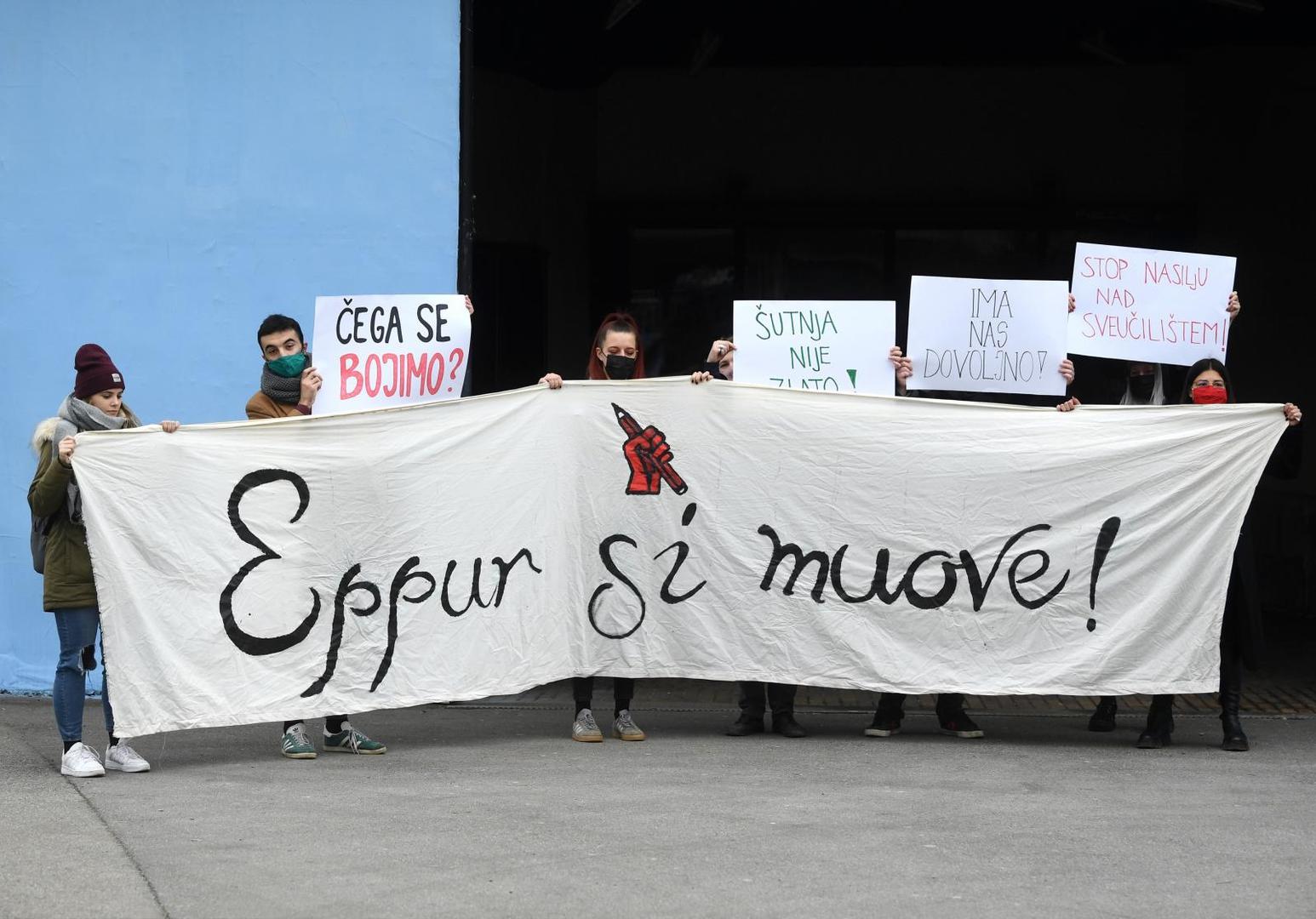 12.03.2021., Zagreb - Sastanak Senata Sveucilista u Zagrebu. Raspravljat ce o stanju na Sveucilistu, ali i potencijalnoj smjeni rektora Damra Borasa. Photo: Marko Lukunic/PIXSELL
