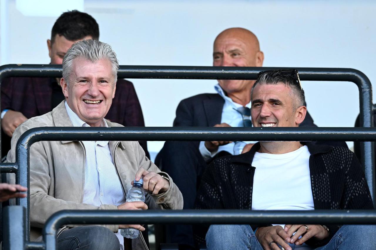 Davor Šuker na utakmici između Rudeša i Varaždina