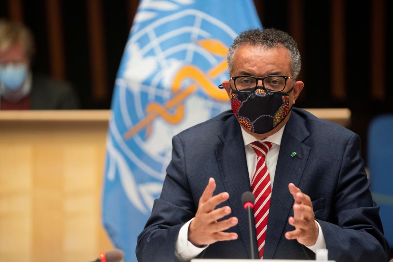 World Health Organisation (WHO) Executive Board session on the COVID-19 response in Geneva