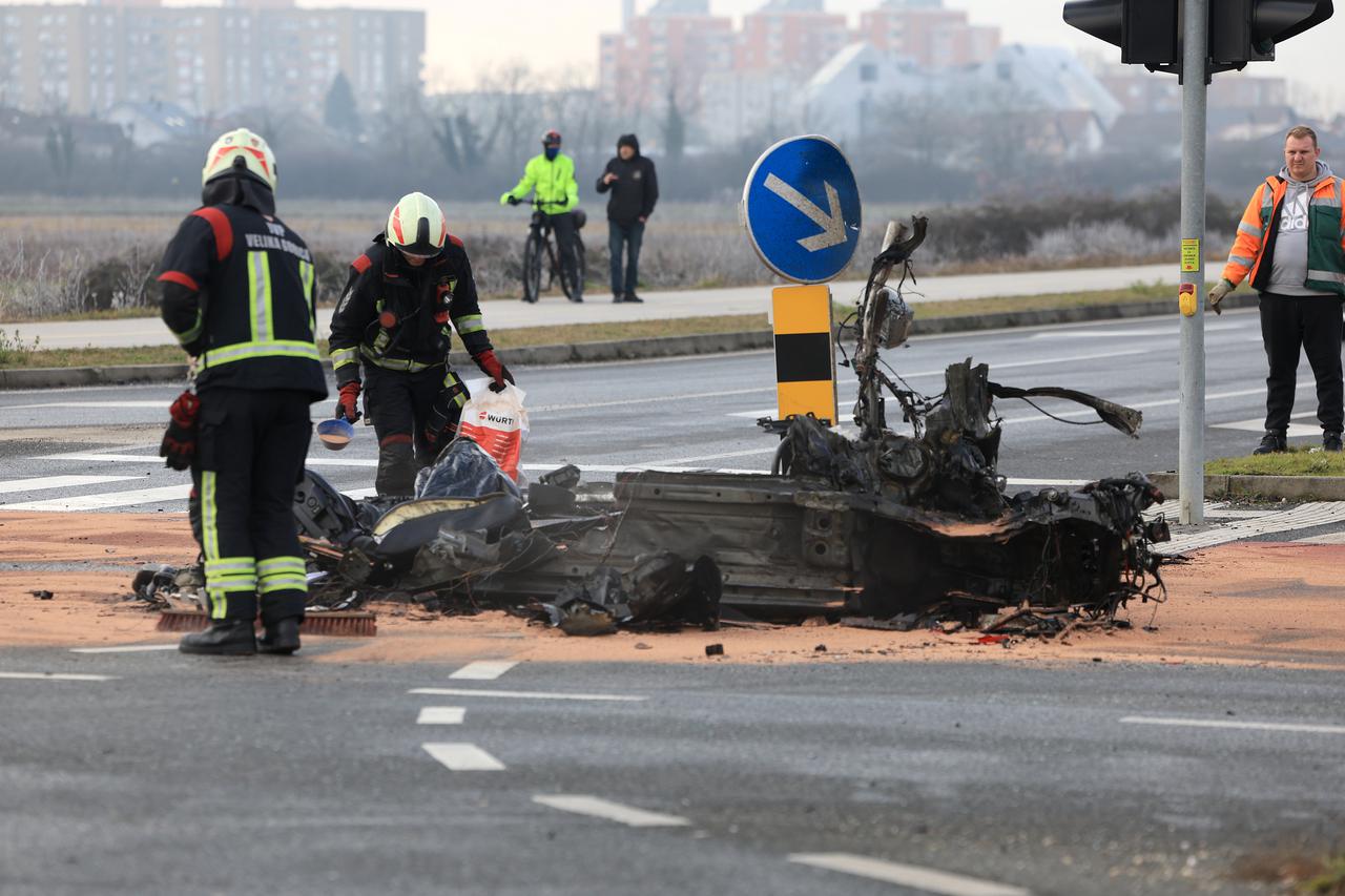 Velika Gorica: Automobilom sletio s ceste pa udario u stup