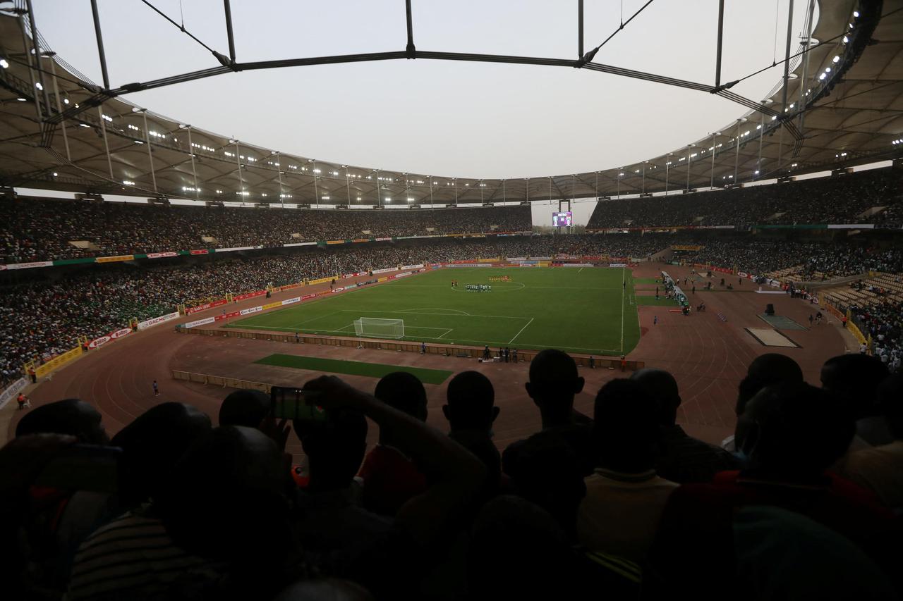 A full capacity Moshood Abiola Stadium is seen during the World Cup qualifier match between Nigeria and Ghana in Abuja
