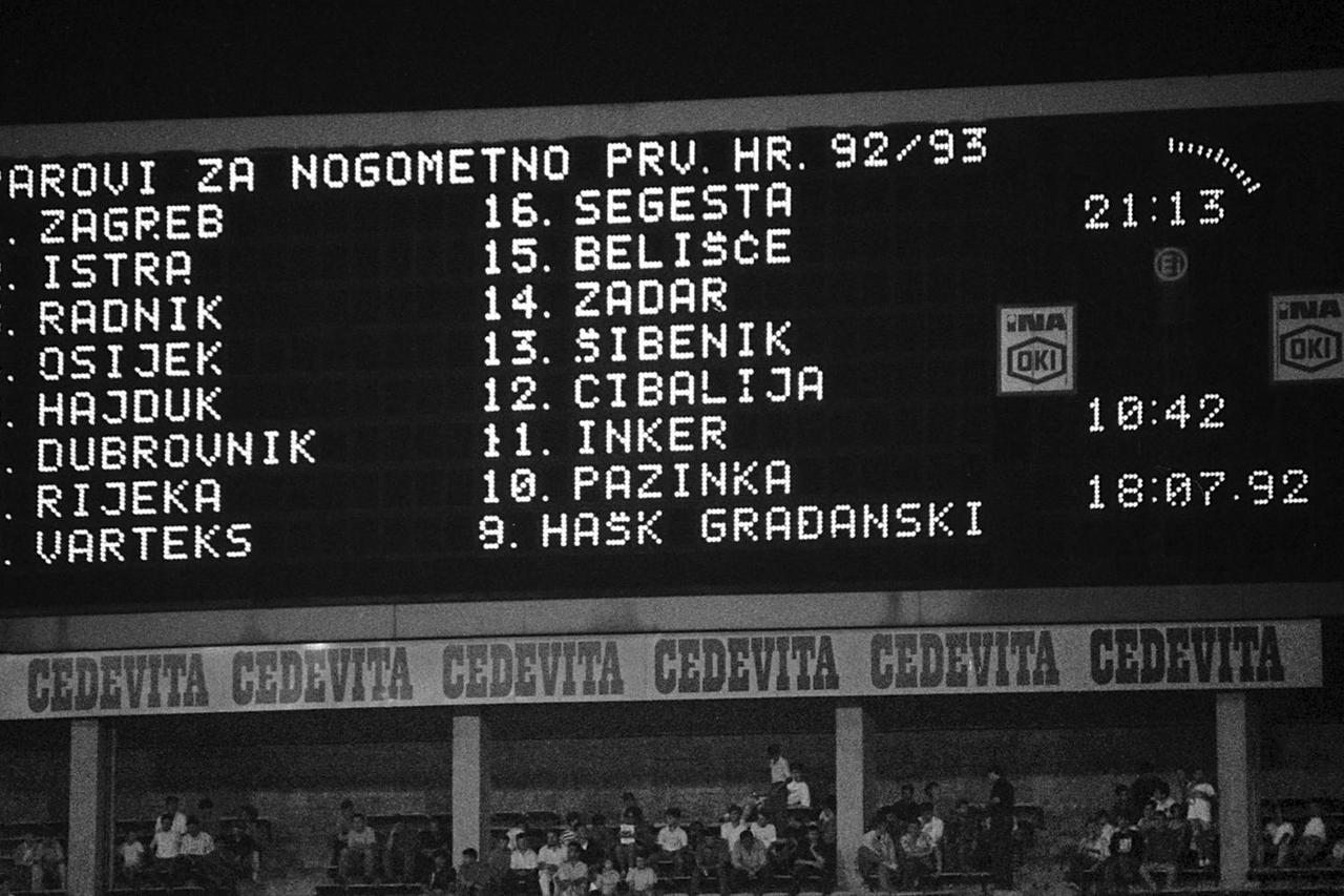 Zagreb: Utakmica superkup: Hajduk-Inker