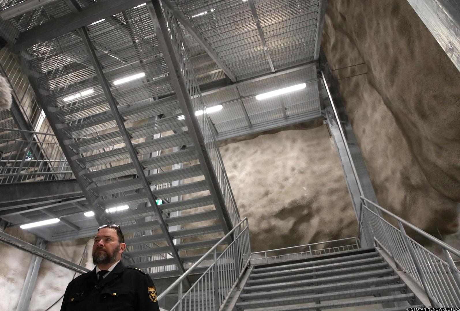 Tomi Rask, emergency planning officer at the Helsinki rescue department is pictured at a civil defence underground shelter, used also as a sports hall, in Helsinki, Finland, May 25, 2022. REUTERS/Stoyan Nenov Photo: STOYAN NENOV/REUTERS