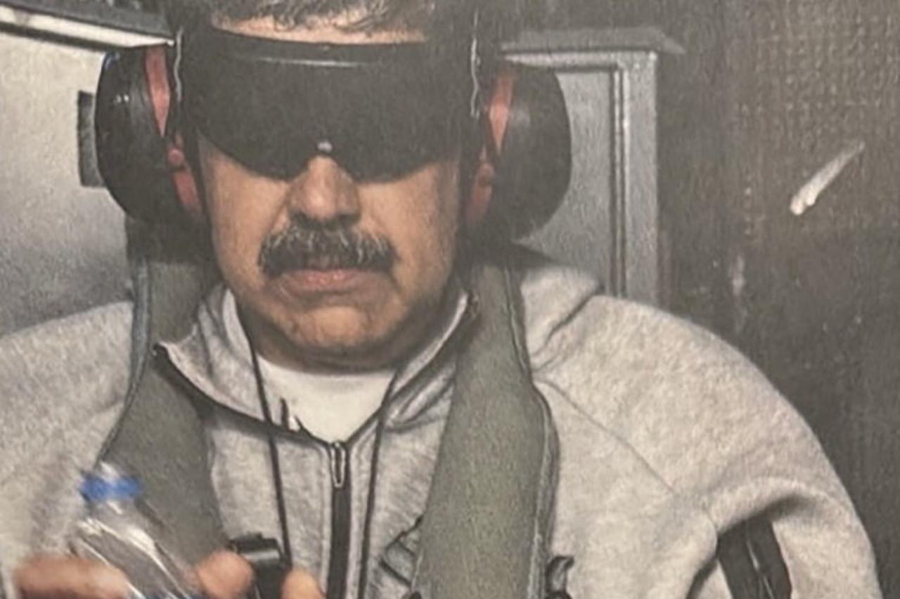 Photo of Venezuelan President "Nicolas Maduro on board the USS Iwo Jima" as described by U.S. President Donald Trump