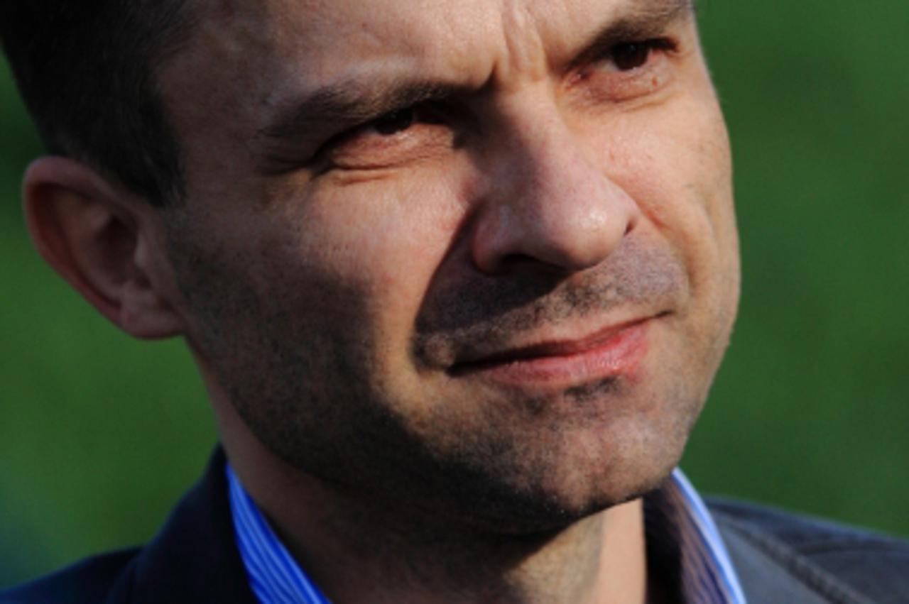 \'15.04.2010, Zagreb -  Bivisi predsjednik uprave  Podravke  Zdravko Sestak nakon  6. mjeseci pusten je iz pritvora u Remetincu na slobodu. Photo: Zeljko Lukunic/PIXSELL\'