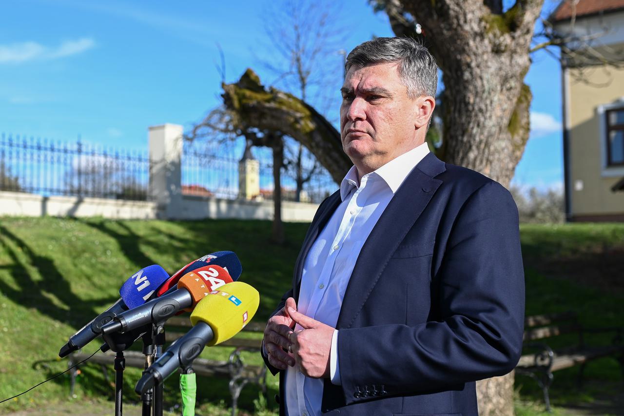Lipovljani: Predsjednik Milanović dao izjavu za medije