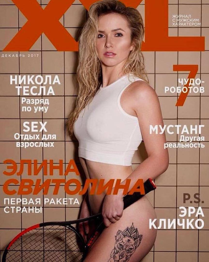Ukrajinska tenisačica Elina Svitolina (23) fotografirala se za magazin XXL u seksi izdanju. Svitolina je spremno pozirala bez gaćica...