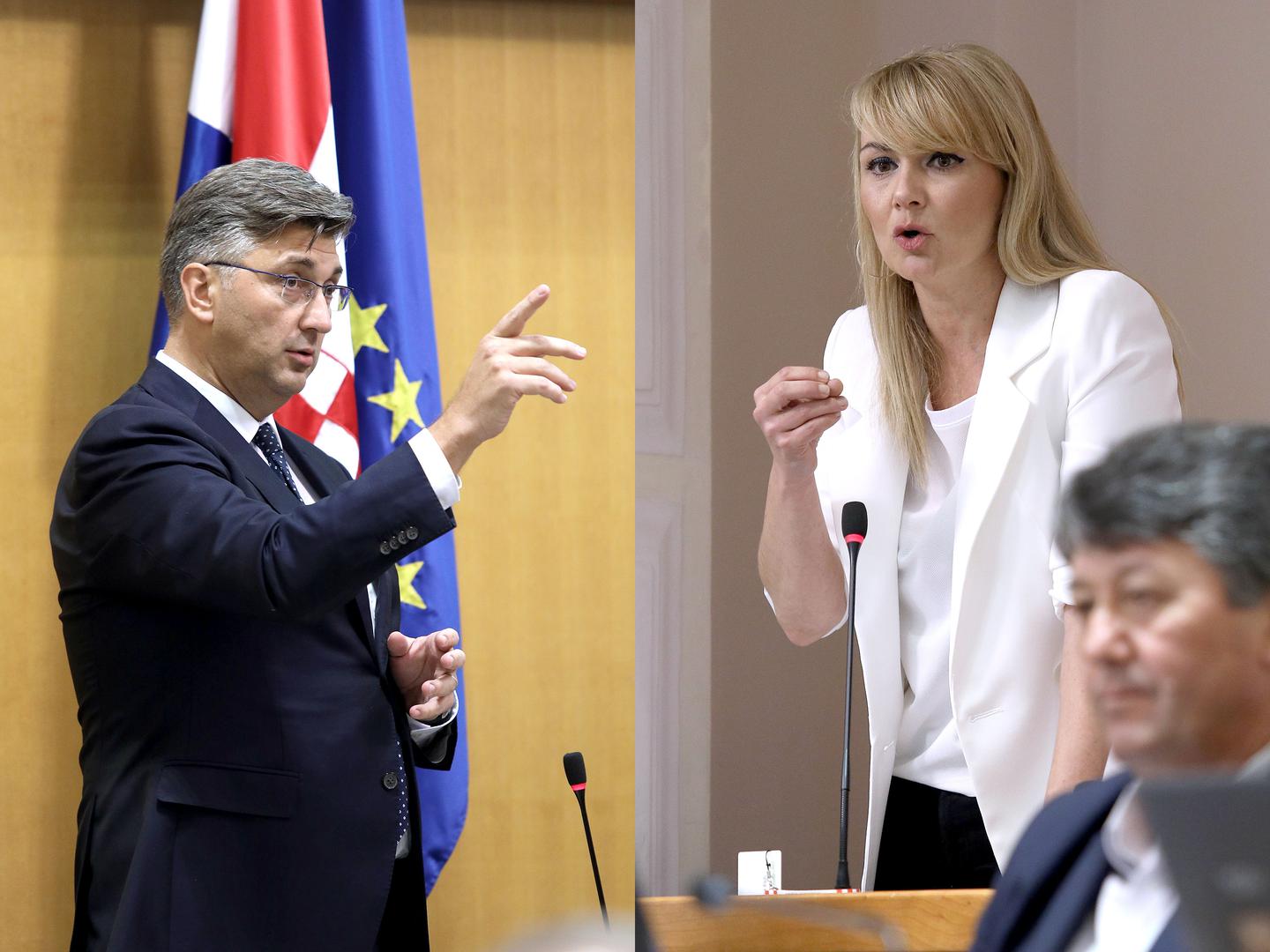 ...Plenković je odgovorio Esih:
- Trebale su dvije godine mandata da od vas čujemo prvo pitanje. To je vaš acquis. Dobro je da vaši birači znaju, kad vam daju glas, da vi u tijelu u koje ste izabrani, u biti nećete napraviti ništa. Ništa. Nula. Zero.