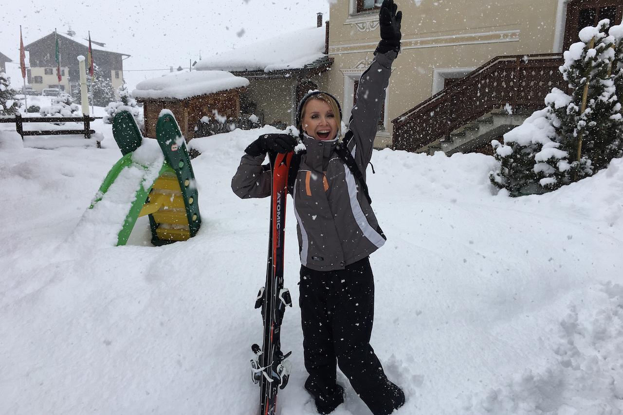 Danijela Martinović na skijanju