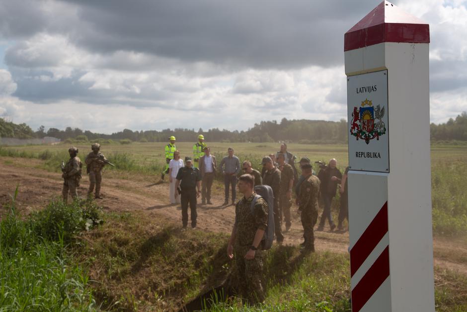 Latvian-Russian border