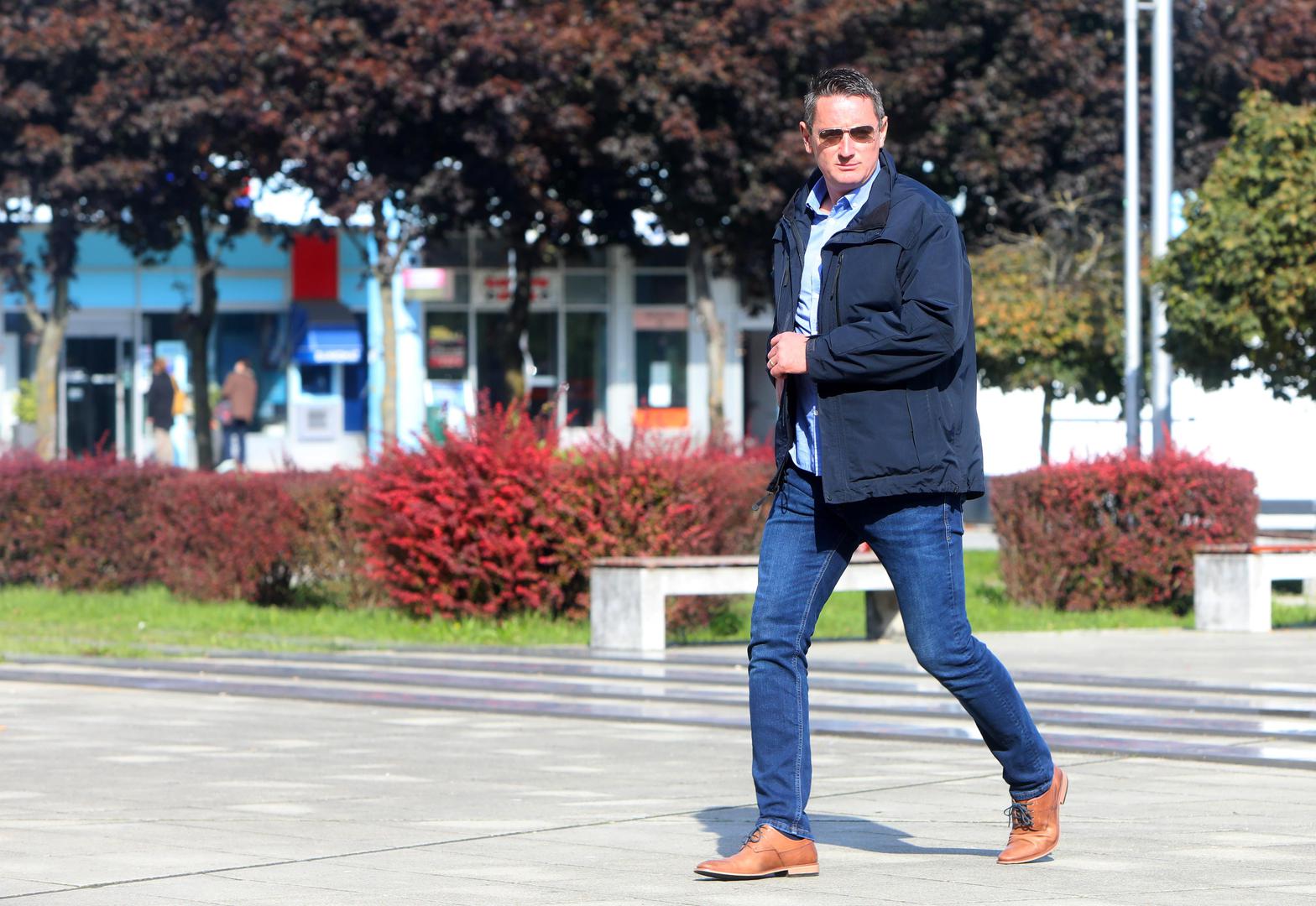 18.10.2021., Karlovac -  Na Opcinskom sudu u Karlovcu  pocelo je  sudenja skupini osumnjicenoj za izvlacenje novca iz Rukometnog kluba Karlovac. Utajili su od poreza oko 1,8 milijuna kuna. Osumnjiceni su Marinko Matesic iz HRK-a Karlovac, Dubravko Strnic tadasnji celnik HRK Karlovac , Ivan Fink, policijski sluzbenik, Tomislav Polic, tadasnji predstavnik Karlovacke sportske zajednice, Danijel Trupkovic, djelatnik Mladosti koji je vodio Taekwondo klub Svarca i Petar Banic, predsjednik Hvidre. Danijel Trupkovic.Photo: Kristina Stedul Fabac/PIXSELL