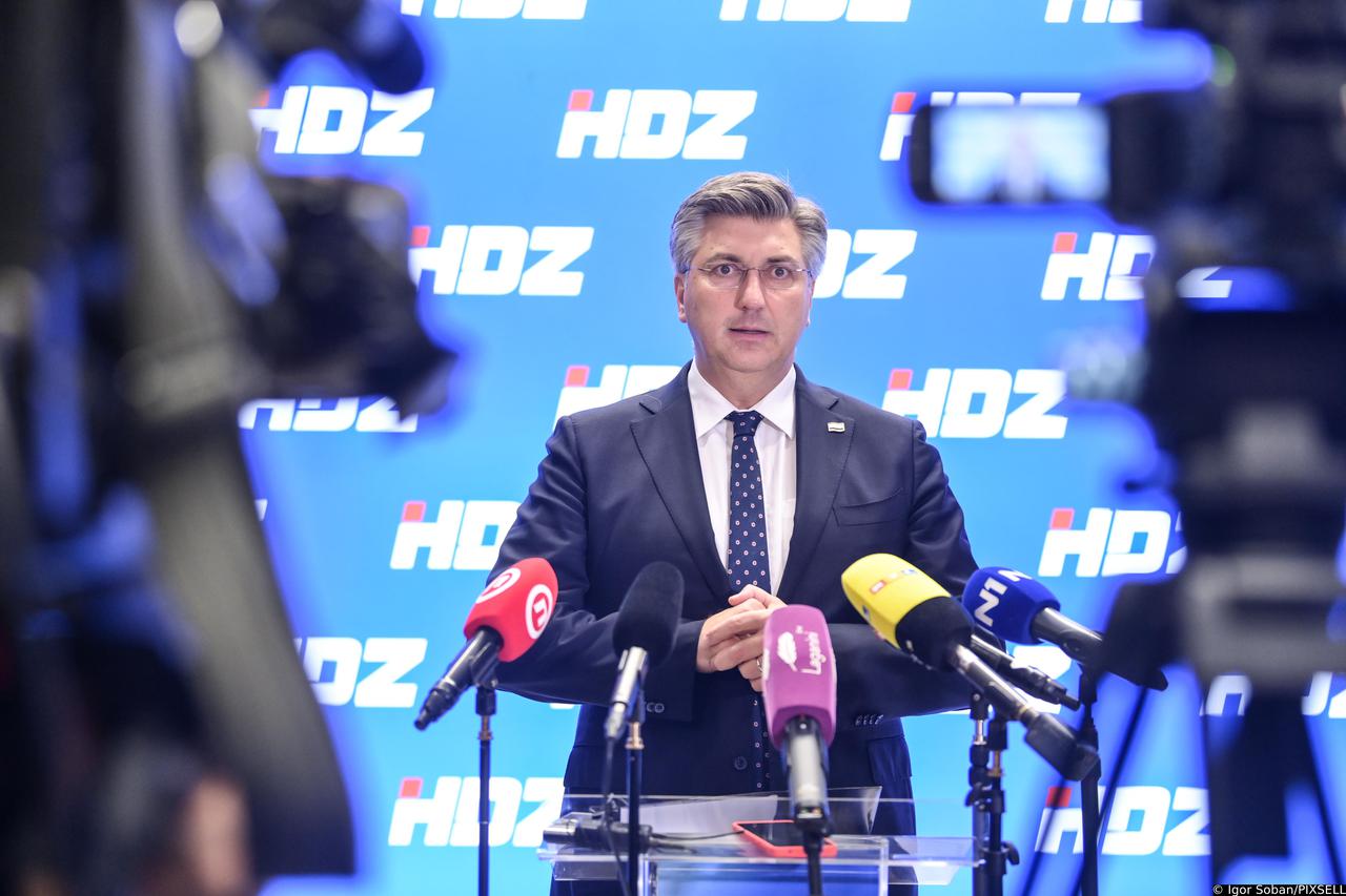 Zagreb: Andrej  Plenković dao je izjavu nakon sastanka predsjedništva HDZ-a