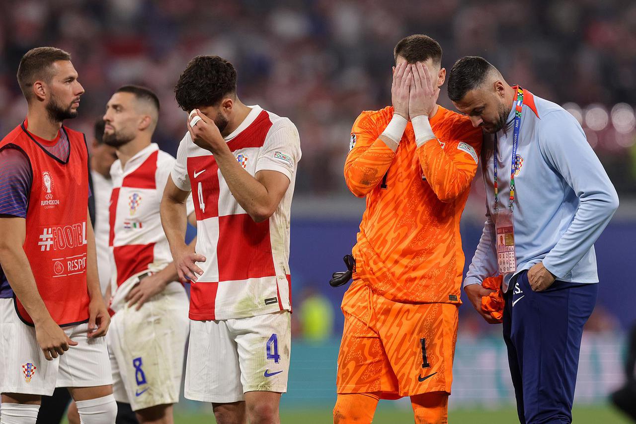 Leipzig: U posljednjem tre?em kolu skupine B na EURU hrvatska nogometna reprezentacija je odigrala 1-1 protiv Italije