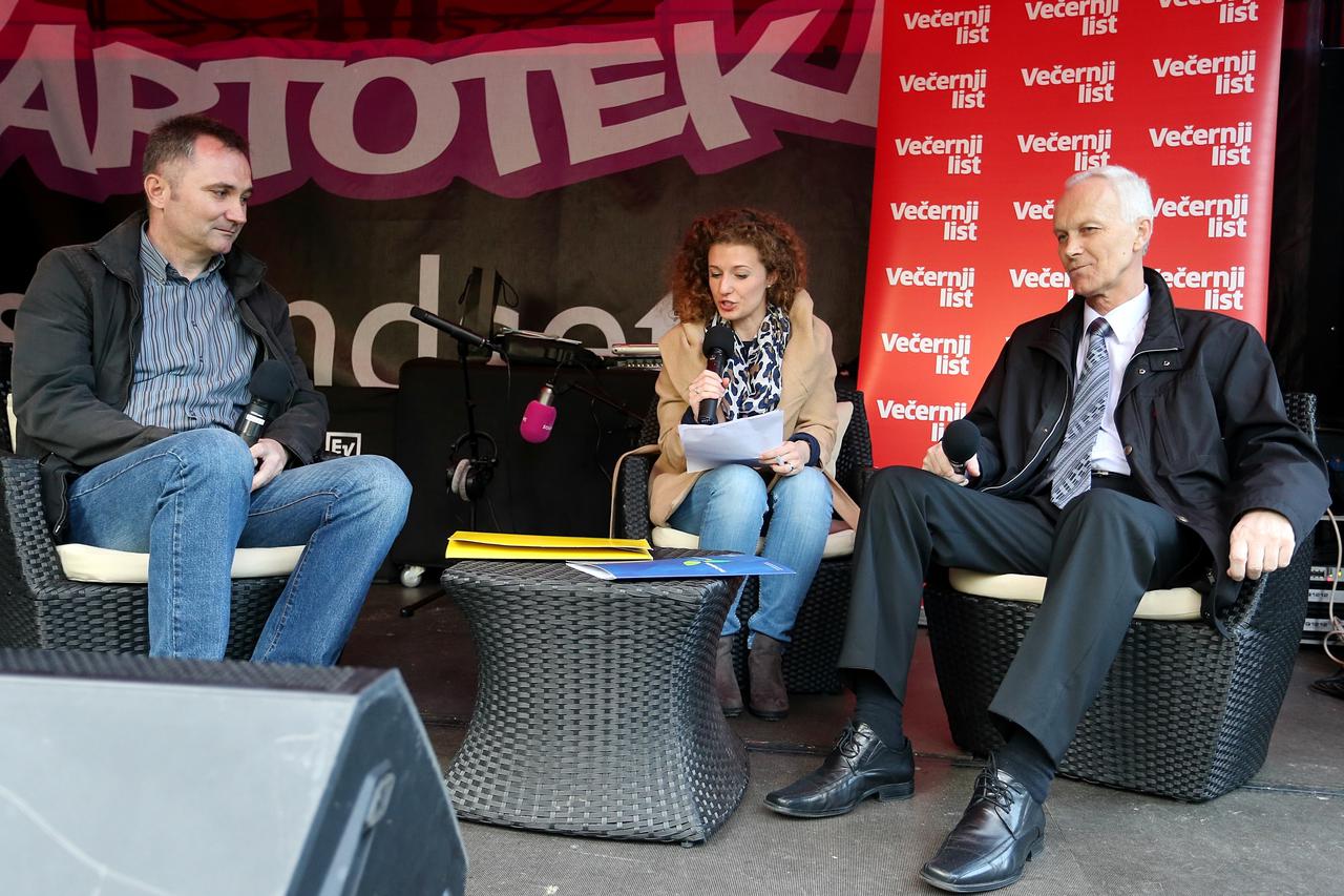 05.05.2016.,Zagreb - Pescenica, Vecernjakova tribina u sklopu Kvartoteke, gost procelnik Marijan Maras.   DKS_56137009  Photo: Dalibor Urukalovic/PIXSELL