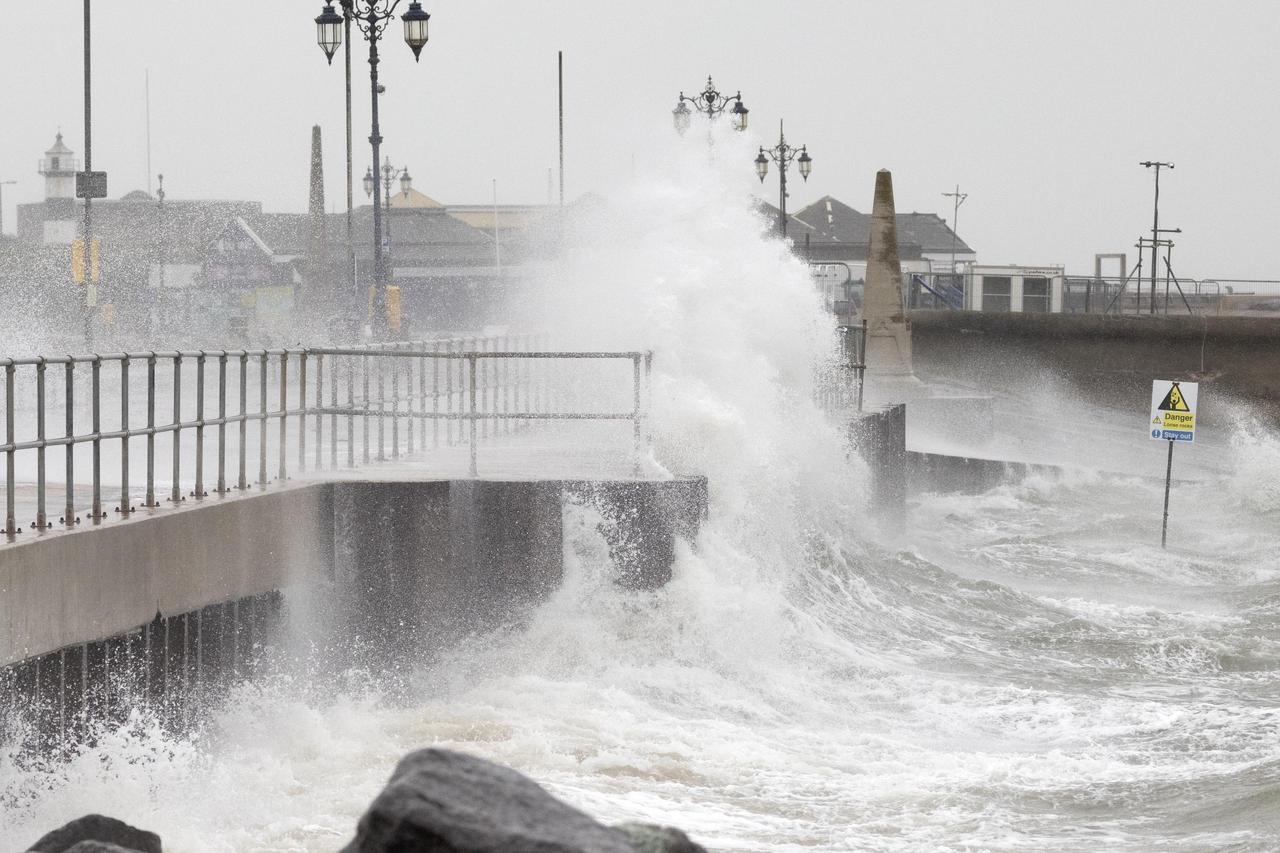 Storm Ciaran in Southsea