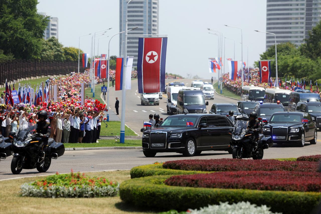 Russian President Putin visits North Korea