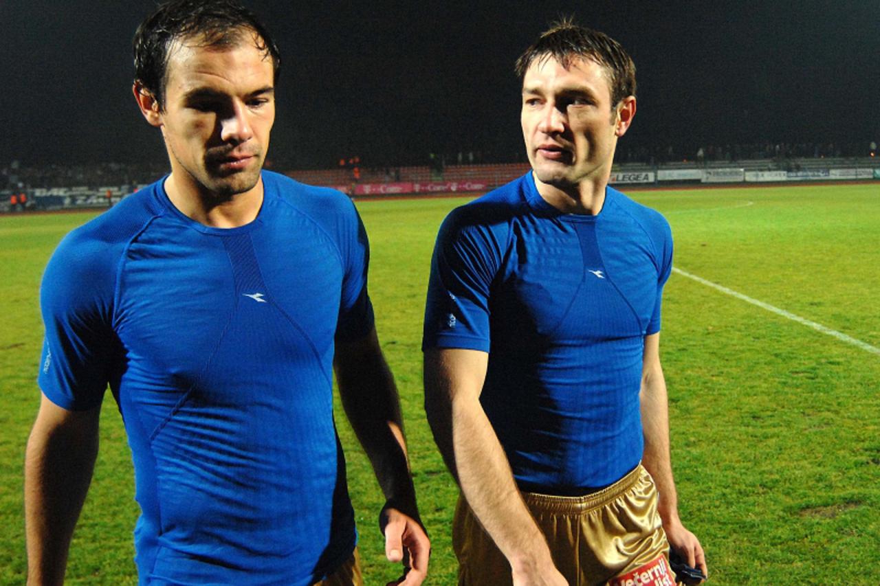 'VARAZDIN/MEDJIMURJE- 06.12.09., Cakovec, Hrvatska- 1. HNL, NK Medjimurje-Dinamo. Robert Kovac i Ivica Vrdoljak. Photo: Vjeran Zganec Rogulja/PIXSELL'