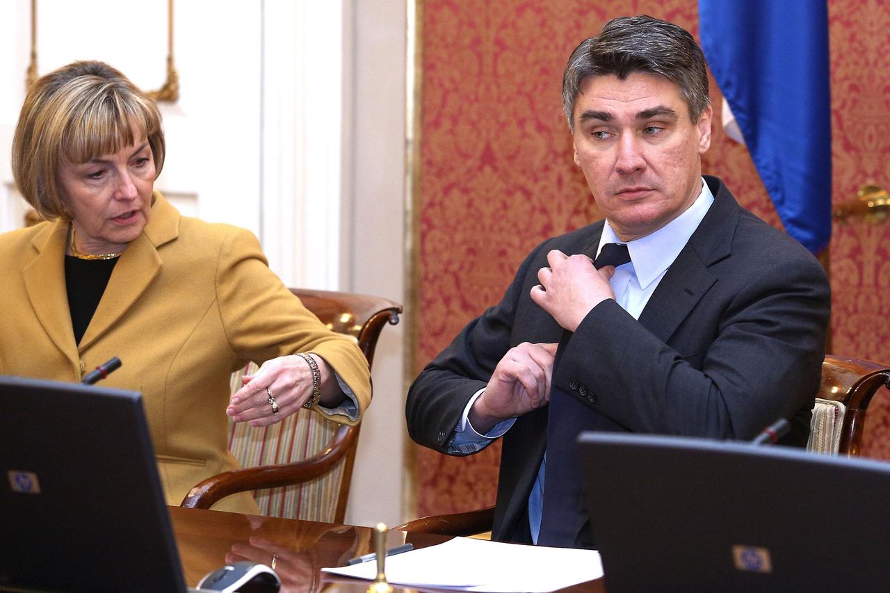 Vesna Pusić Zoran Milanović