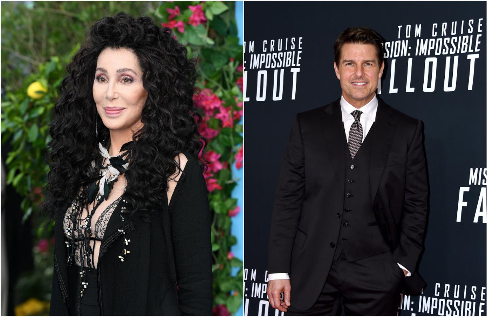 Malo tko se sjeća da su jednom ljubavni par bili i Cher i Tom Cruise. Njih dvoje zajedno su bili početkom 89-ih, u jednom intervju koji je 
dala 2013. godine Cher je priznala kako je Tom na njenom popisu njenih pet najboljih ljubavnika.