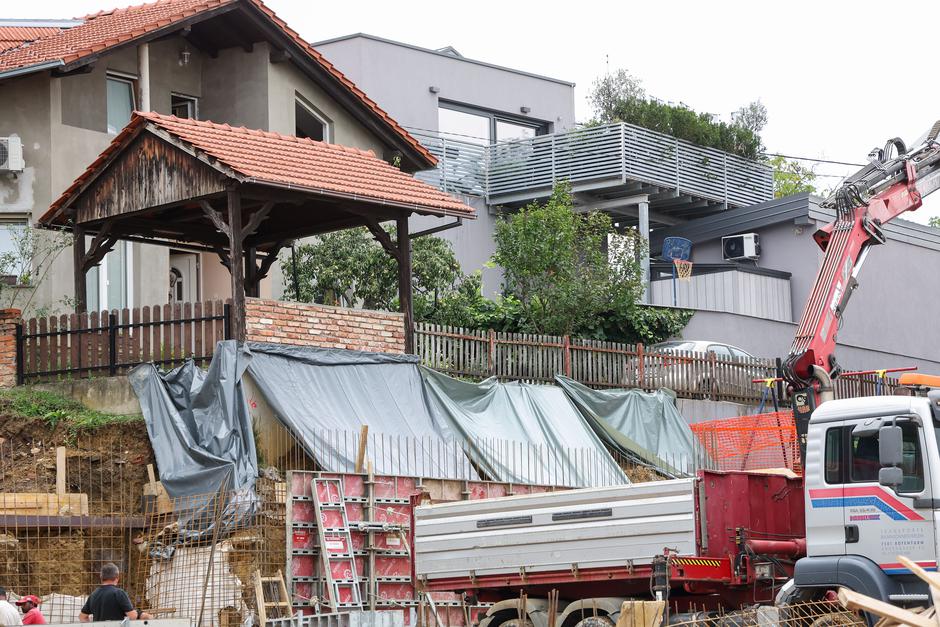 Zagreb: Klizište na Grmoščici
