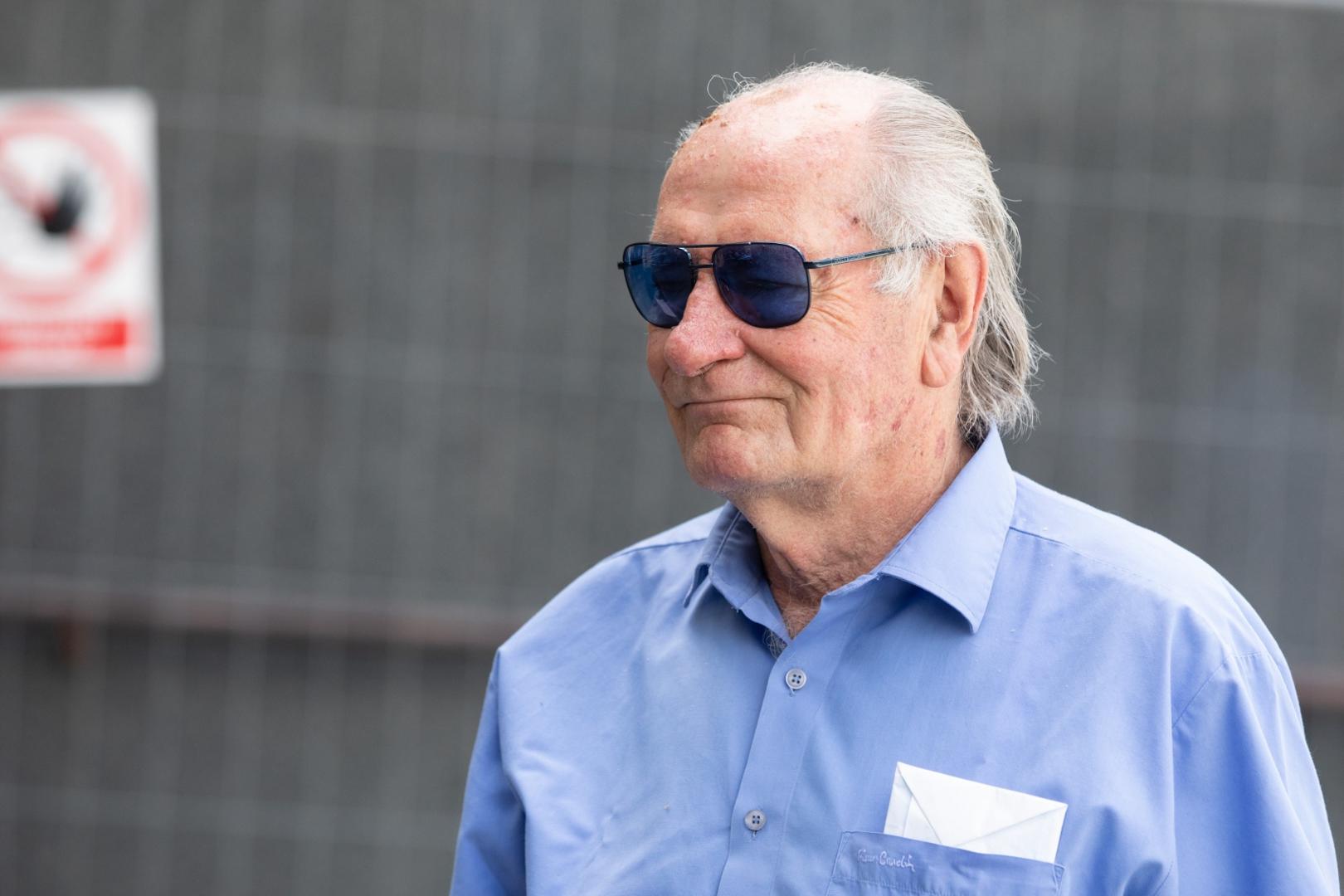 19.08.2020., Zagreb - Posljednji ispracaj nekadasnjeg saborskog zastupnika i sveucilisnog proferora Josipa Kregara na zagrebackom Krematoriju. Silvije Degen.
Photo: Davor Puklavec/PIXSELL